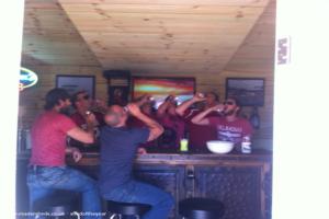 NCAA Football fun ! of shed - Jackson's Brew Pub, Oklahoma