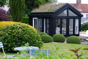 Exterior View of shed - Black and White Summer House, Suffolk