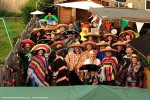 Mexican fiesta party of shed - JJs bar, Aberdeenshire