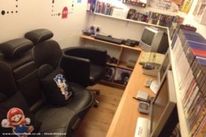 Separate gameroom of shed - American Diner games room, Leicestershire