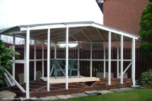Important to get the roof on ASAP of shed - Maddie's Summer House, Lancashire