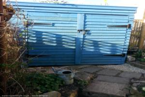 External front view of shed - Heavens Above, Somerset