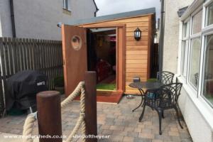 Photo 17 of shed - Cedar nautical leisure den and golf buggy garage, South Lanarkshire