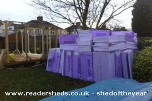Insulation to be used of shed - Lodge 54, Kent