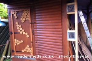Storage area of shed - Lodge 54, Kent
