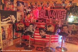 inside of shed - 'Elvis Bar', Redcar and Cleveland