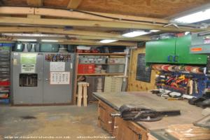 The workshop interior of shed - No. 1 Hut, Northamptonshire