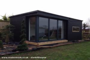 External of shed - The Hide, Cheshire East