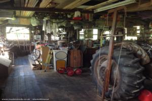 Inside view of shed - The shed, Leicestershire