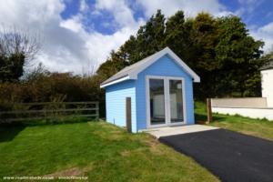 Front View of shed - Tyddyn Isaf Beach Huts, Isle of Anglesey