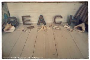 the entrance of shed - Crafty Monkey at the beach..., Cambridgeshire