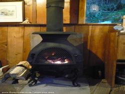 There's nowt like a log fire of shed - Pat's Cabin, Blackburn with Darwen