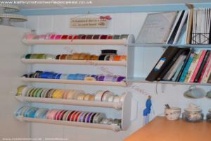 Ribbons!!!!! of shed - The Cake Studio, Staffordshire