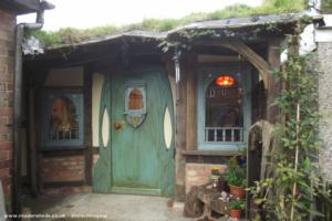front of studio of shed - Hobbit Hole Studios, Cheshire West and Chester