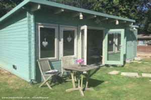 Outside view of shed - SJ Hair Design, East Sussex