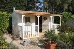 Front view of shed - Verandah Shed, Lincolnshire