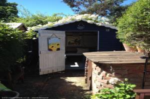 Outside of shed - 1920's Beach Hut, Surrey