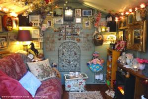 Cosy sofa of shed - Curiosity Cottage , Norfolk