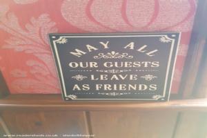 May all our guests leave as friends of shed - The Joiner's Arms, Lincolnshire