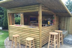 Front/side of shed - Cocktails and dreams, Derbyshire