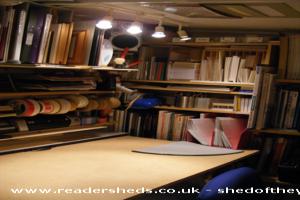 Inside 2 of shed - The Studio, Lincolnshire