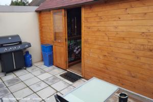 External Rear Beer Garden & BBQ Area of shed - The State Lodge, Cardiff