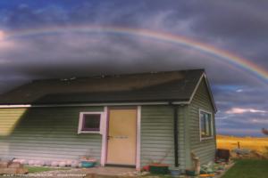 Rainbow shed of shed - The Shed, Shetland Islands