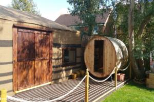 sauna of shed - The Travellers Rest, Essex