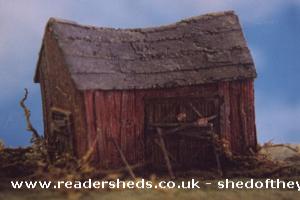 side view of shed - , 
