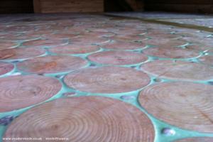 Floor Tiles Close Up of shed - Shrek's Cabin, Glasgow