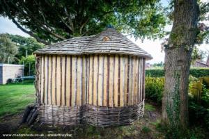 Side view of shed - Fairy Tale Hut , Cardiff