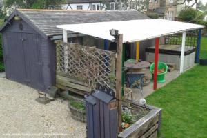 shed with lean-to view of shed - The Project Shed, Wiltshire