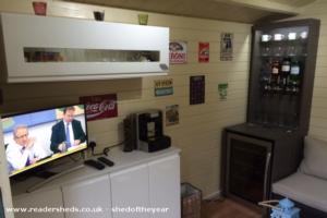 Sports always on TV ! of shed - The Cab Inn, Warwickshire