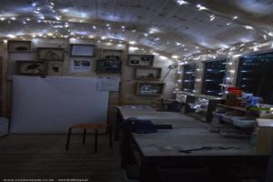 fairy lights of shed - Invention Shed, Tyne and Wear