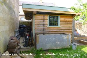 water tank of shed - The Noggin, Wiltshire