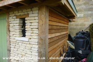 side view of shed - The Noggin, Wiltshire