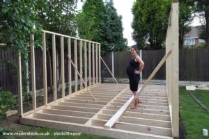 Build2 of shed - Screen 24, South Yorkshire