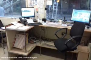 Control Room of shed - The Batch Cabin, Kent