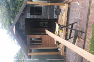 Cladding of shed - The Man Cave, Lincolnshire