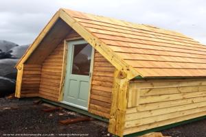 Front Exterior view of shed - Springfield Bothy, Perth & Kinross