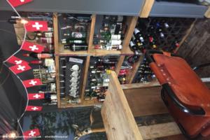 Booze collection of shed - The Stag's Head, Somerset