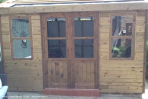 doors ! of shed - Janes Studio, Merseyside