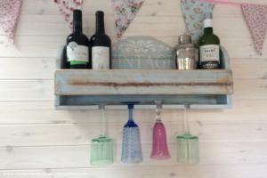mini cocktail shelf of shed - Janes Studio, Merseyside