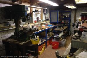 inside with workshop clutter of shed - The Shed, Somerset
