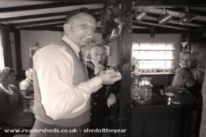 Lunchtime of shed - The Bush Inn, West Sussex