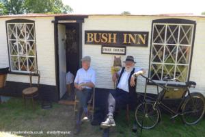 The regulars of shed - The Bush Inn, West Sussex