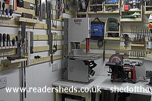 Inside its a fully fitted workshop complete with major power tools of shed - 8x6 Workshop, Lancashire