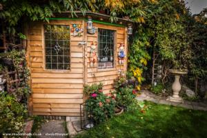 Autum view of shed - Love Shack Argentum, Merseyside