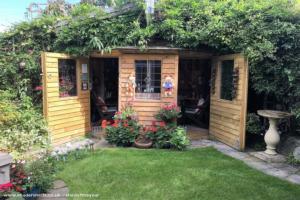 Both outside doors open of shed - Love Shack Argentum, Merseyside