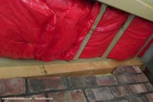 Roof insulation of shed - Old Pool Cottage, Lancashire